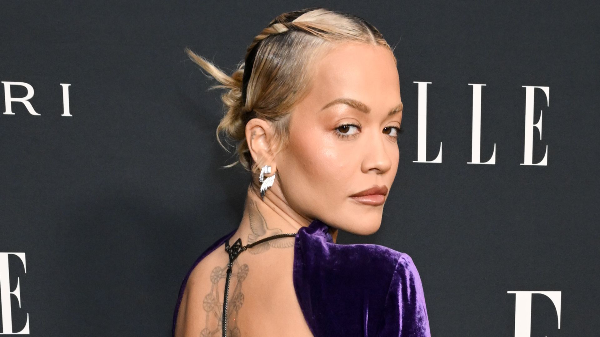 Rita Ora at the 2025 ELLE Women in Hollywood Celebration held at the Four Seasons Beverly Hills on November 17, 2025 in Los Angeles, California