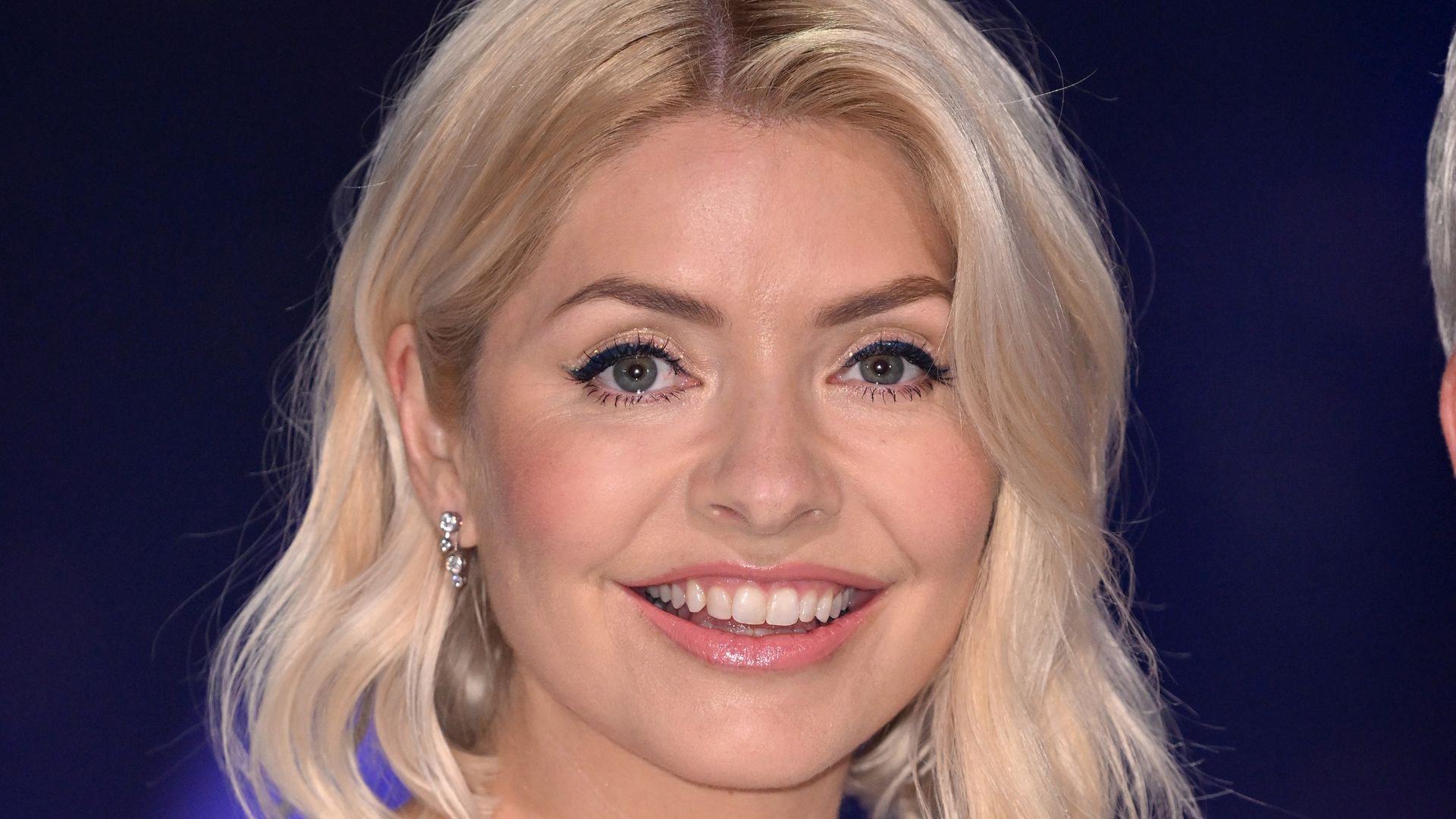Holly Willoughby in a silver dress