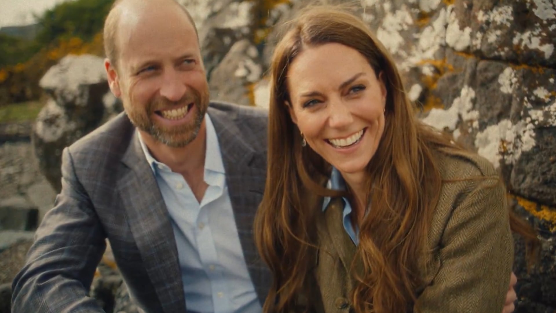 Prince William and Kate smiling