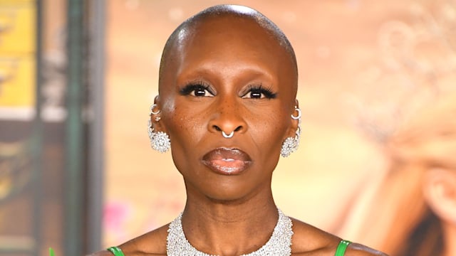 Cynthia Erivo arrives at the Los Angeles Premiere Of Universal Pictures "Wicked" at Dorothy Chandler Pavilion on November 09, 2024 in Los Angeles, California.  (Photo by Steve Granitz/FilmMagic)