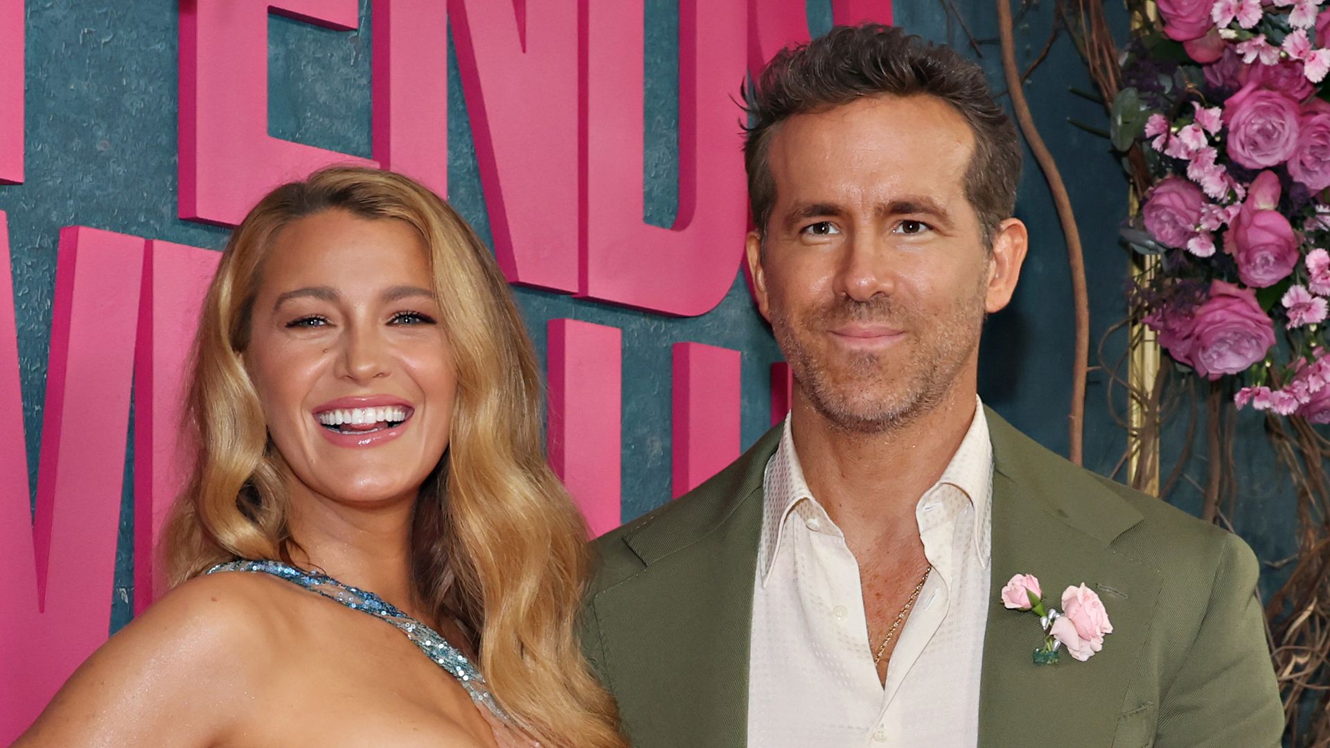 Blake Lively and Ryan Reynolds attend the "It Ends With Us" New York Premiere at AMC Lincoln Square Theater on August 06, 2024 in New York City