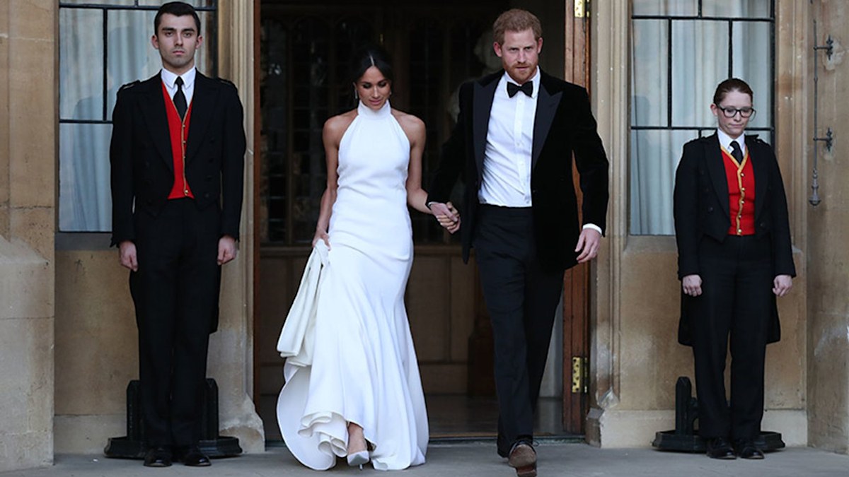 Meghan Markle's evening dress at the royal wedding & the designer she ...