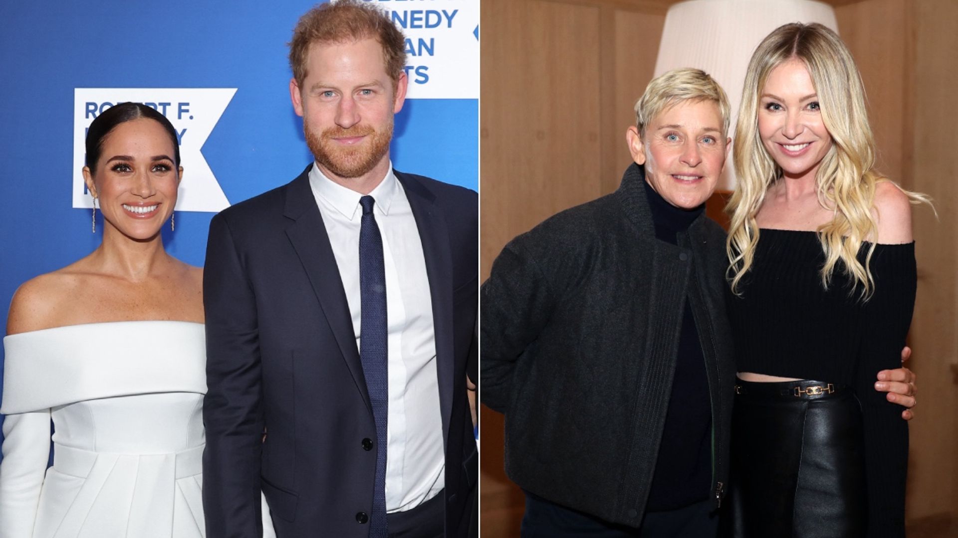 Meghan Markle and Prince Harry attend Ellen DeGeneres and Portia