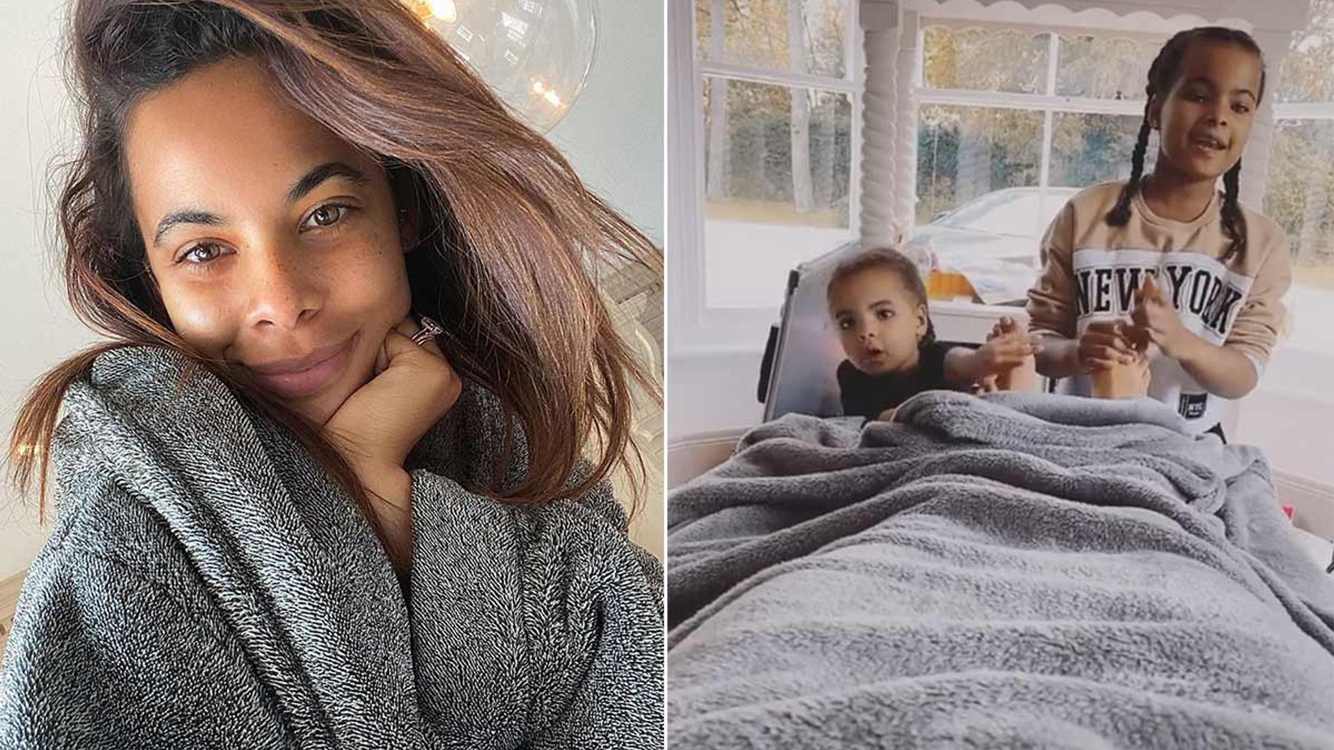rochelle humes daughters spa