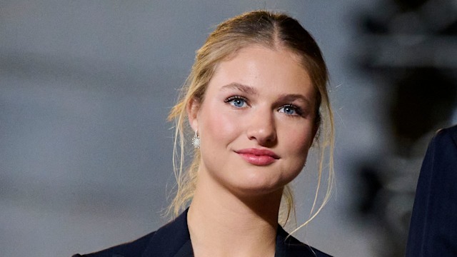 Princess Leonor in a black blazer