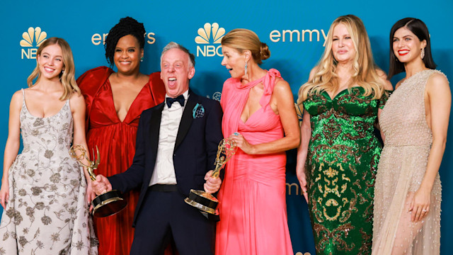 Sydney Sweeney, Natasha Rothwell, Mike White, Connie Britton, Jennifer Coolidge and Alexandra Daddario won an Emmy at the 74th Primetime Emmy Awards at the Microsoft Theater on Monday, September 12, 2022