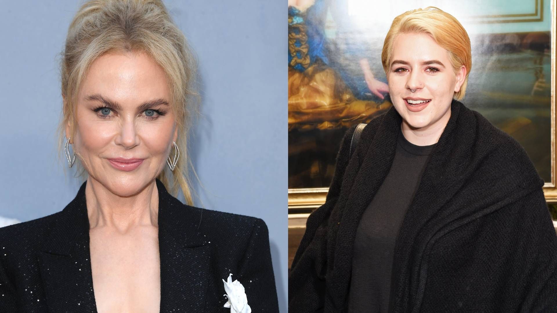 Nicole Kidman and Bella Cruise split photo