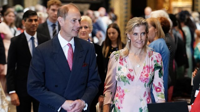 Edward and Sophie attend Westminster Abbey service for NHS' 75th birthday