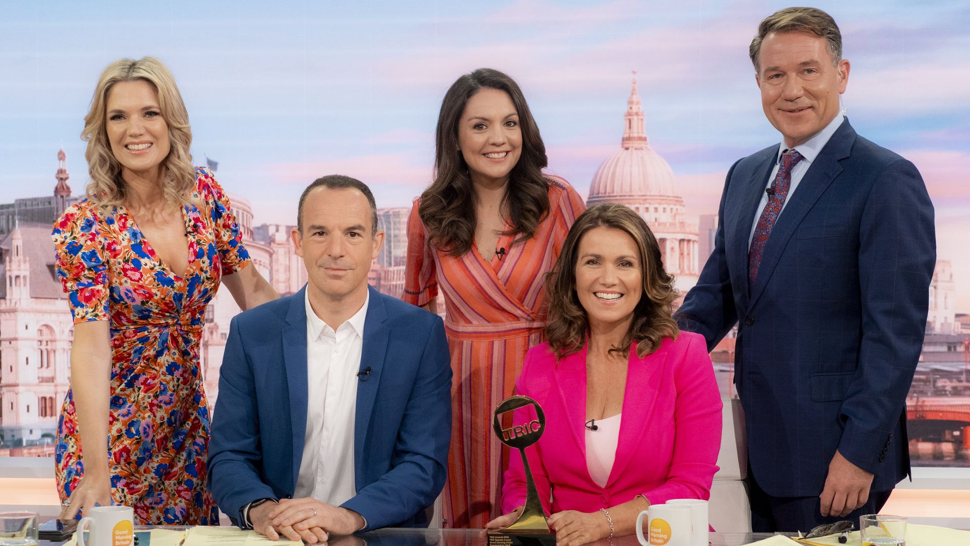 Charlotte Hawkins, Martin Lewis, Laura Tobin, Susanna Reid, Richard Arnold
'Good Morning Britain' TV show, London, UK - 28 Jun 2023