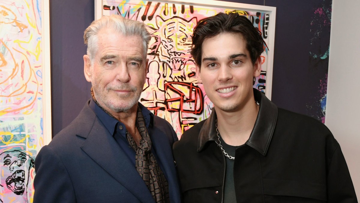 Pierce Brosnan's son Paris celebrates new opening beside famous family, girlfriend