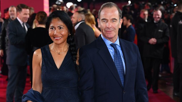 Zoila Short and Robson Green at 
'ITV Palooza!', Royal Festival Hall