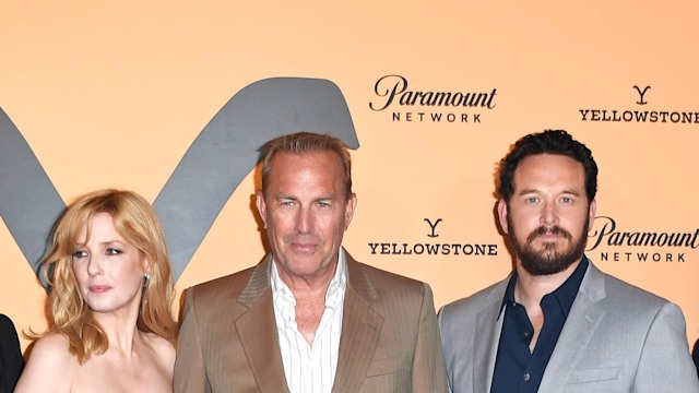 Wes Bentley, Gil Birmingham, Kelly Reilly, Kevin Costner, Cole Hauser, Kelsey Chow and Luke Grimes attend Paramount Network's "Yellowstone" Season 2 Premiere Party at Lombardi House on May 30, 2019 in Los Angeles, California. (Photo by Frazer Harrison/Getty Images for Paramount Network)