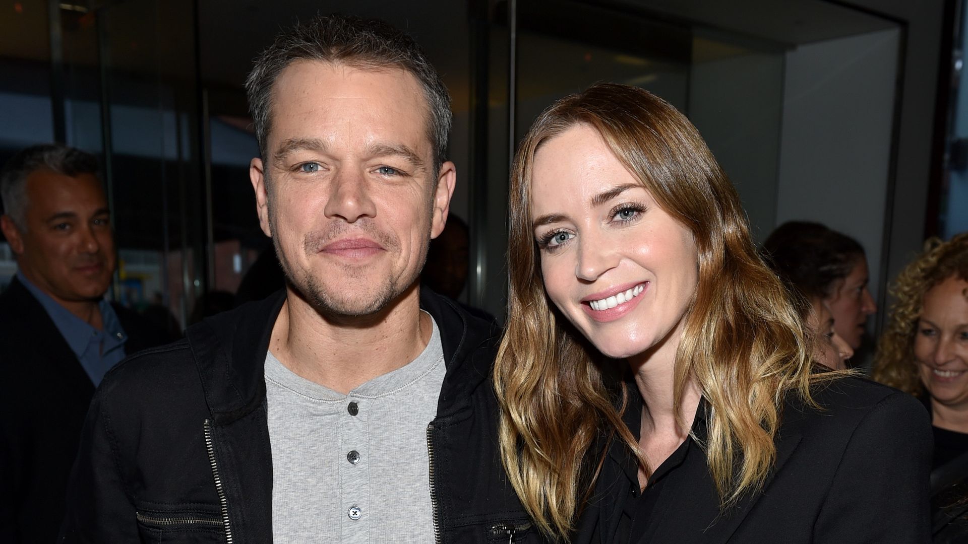 Matt Damon and Emily Blunt attend EW's Must List Party during the 2015 Toronto International Film Festival at Thompson Hotel on September 12, 2015 in Toronto, Canada