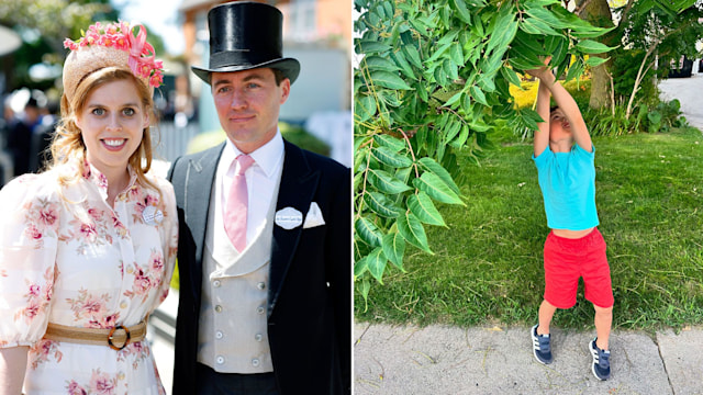 Princess Beatrice and edoardo with stepson 