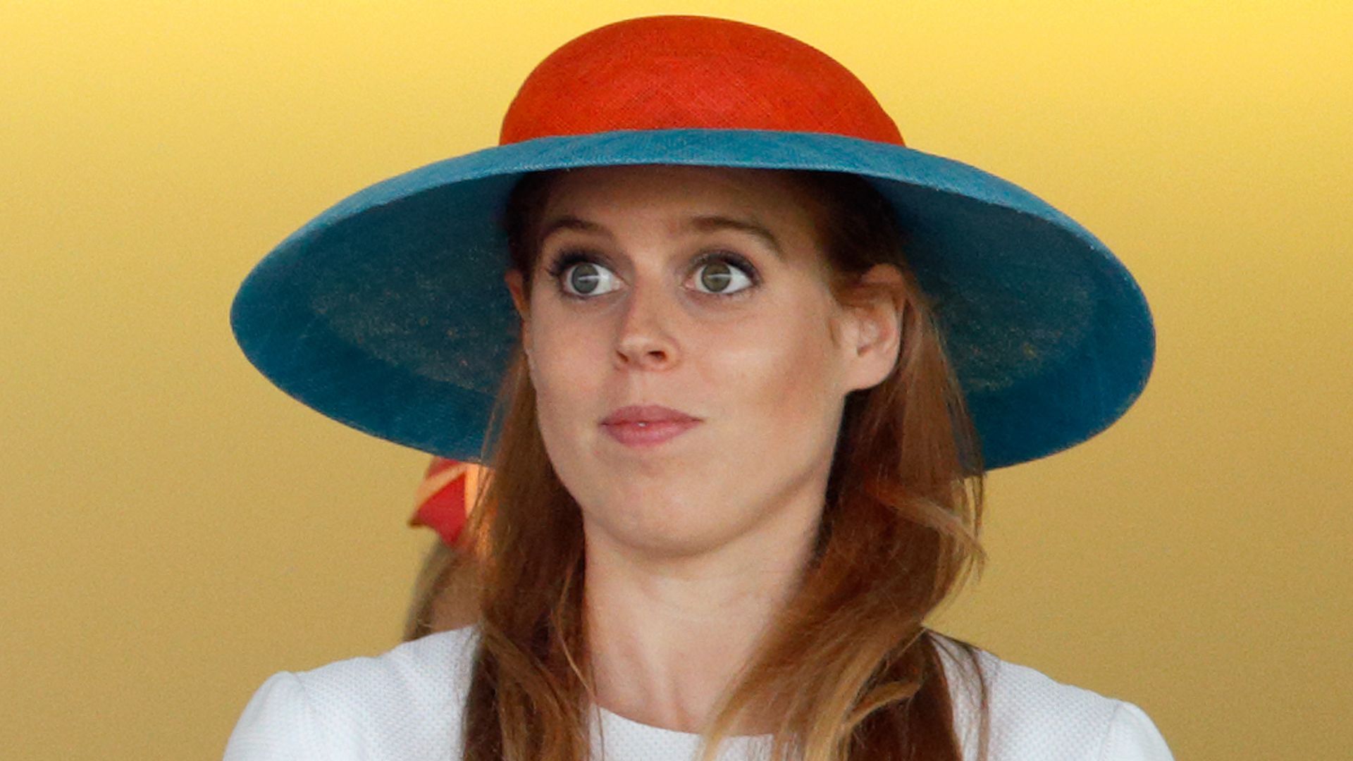 Princess Beatrice in a statement hat at Ascot