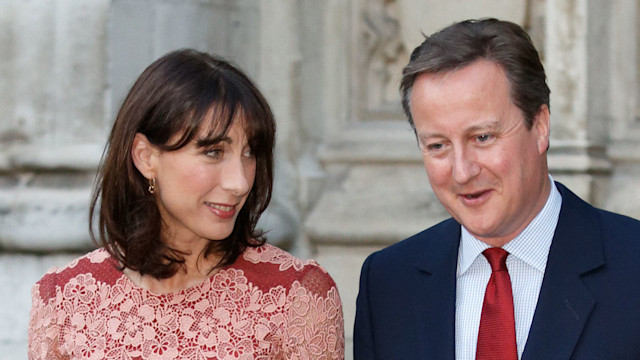 Prime Minister David Cameron and wife Samantha Cameron attend a service on the eve of the centenary of The Battle of The Somme at Westminster Abbey on June 30, 2016