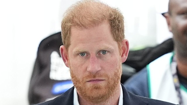 The Duke of Sussex attends the swimming during the 2025 Invictus Games in Vancouver, Canada