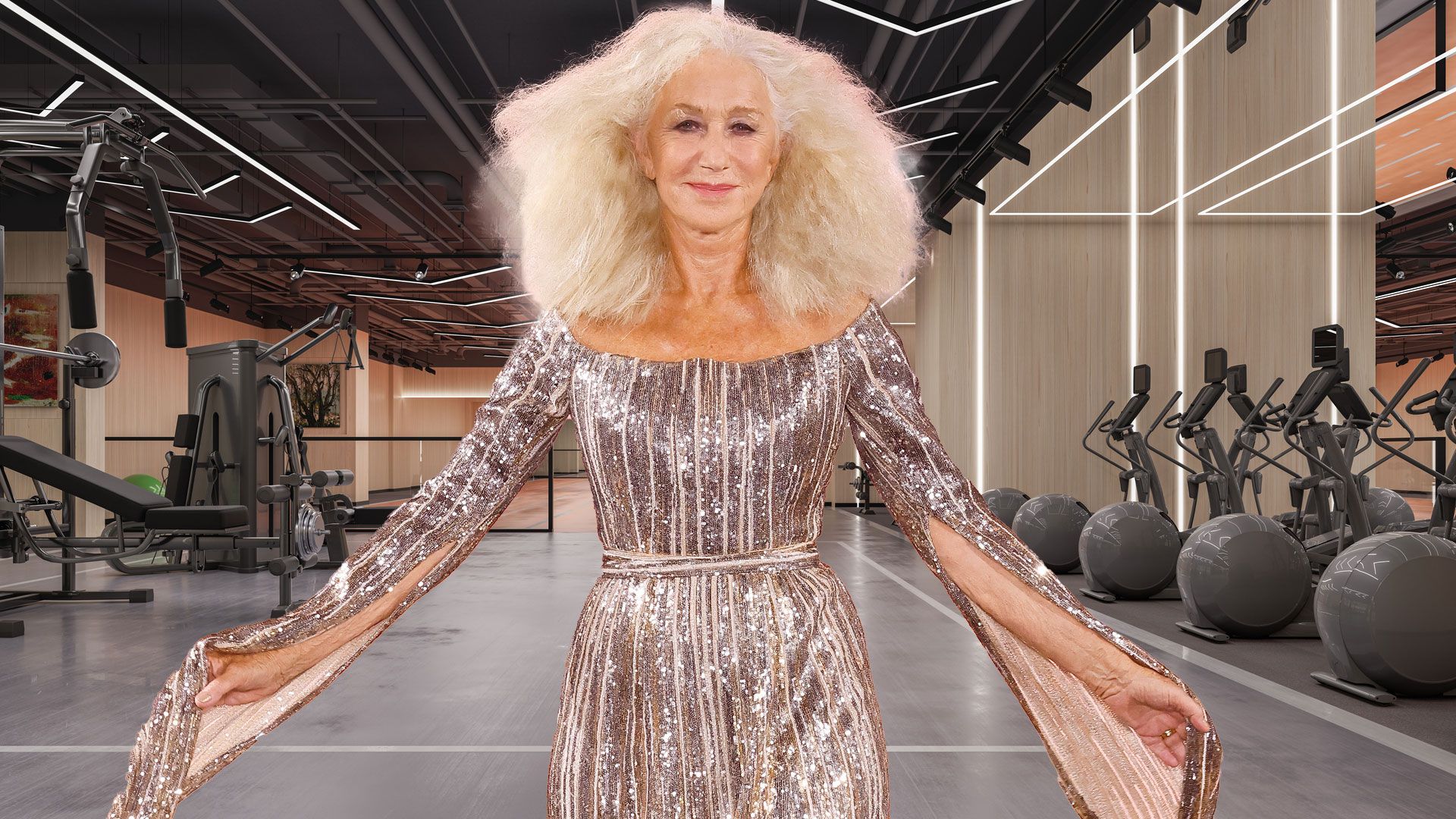 Helen Mirren's military workout at 79 in detail 