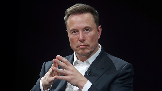 Chief Executive Officer of SpaceX and Tesla and owner of Twitter, Elon Musk attends the Viva Technology conference 