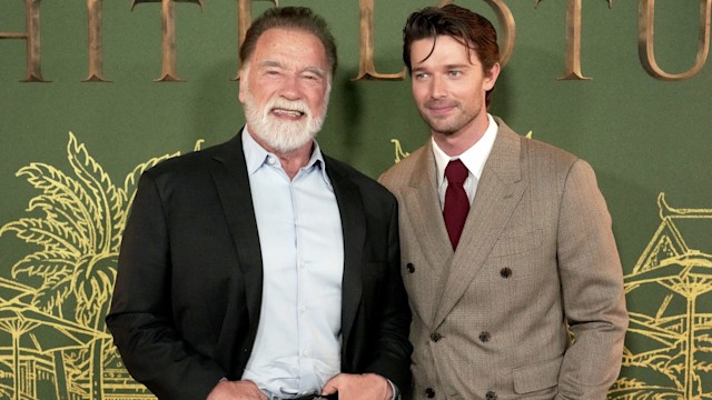 Arnold Schwarzenegger and Patrick Schwarzenegger 