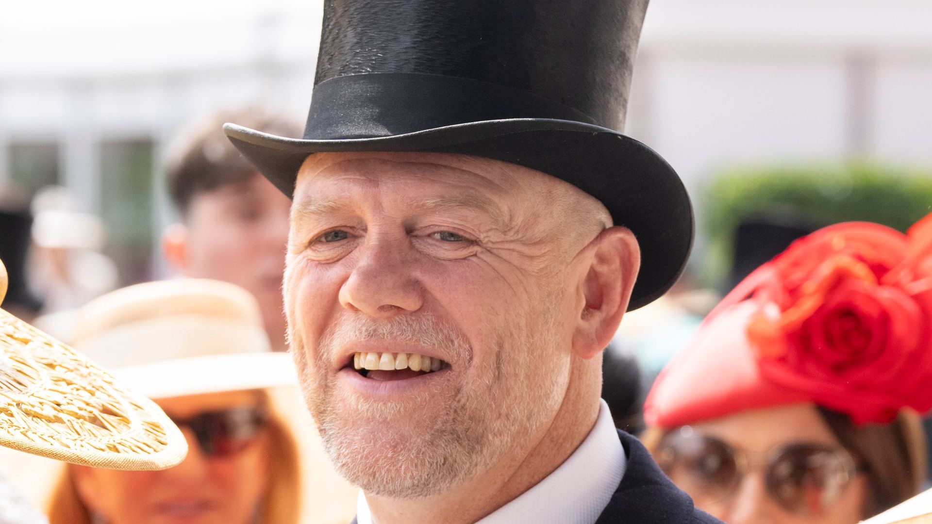 mike tindall in morning suit at ascot