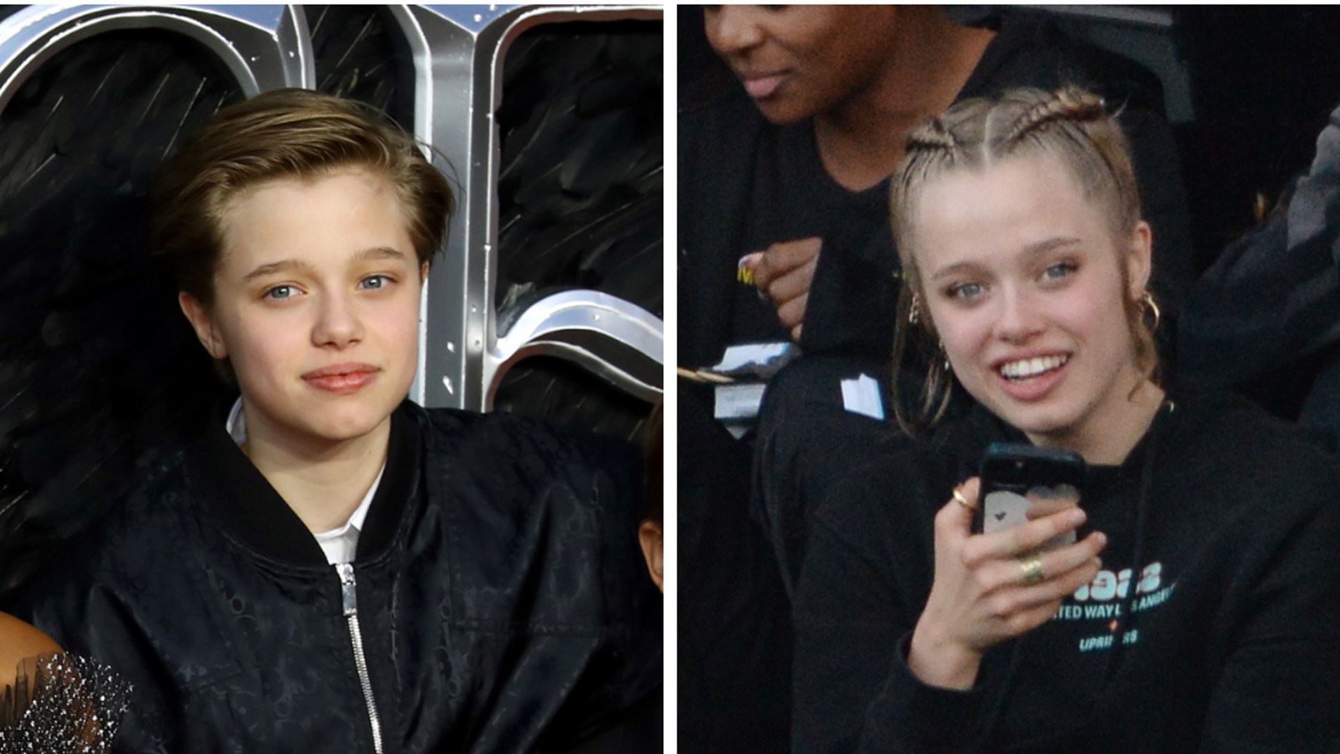 Shiloh Jolie split image