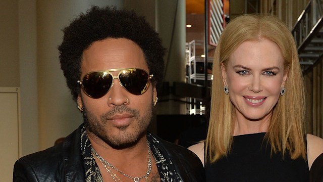 Lenny Kravitz, Nicole Kidman and Keith Urban attend the 2013 CMT Music awards at the Bridgestone Arena on June 5, 2013 in Nashville, Tennessee.