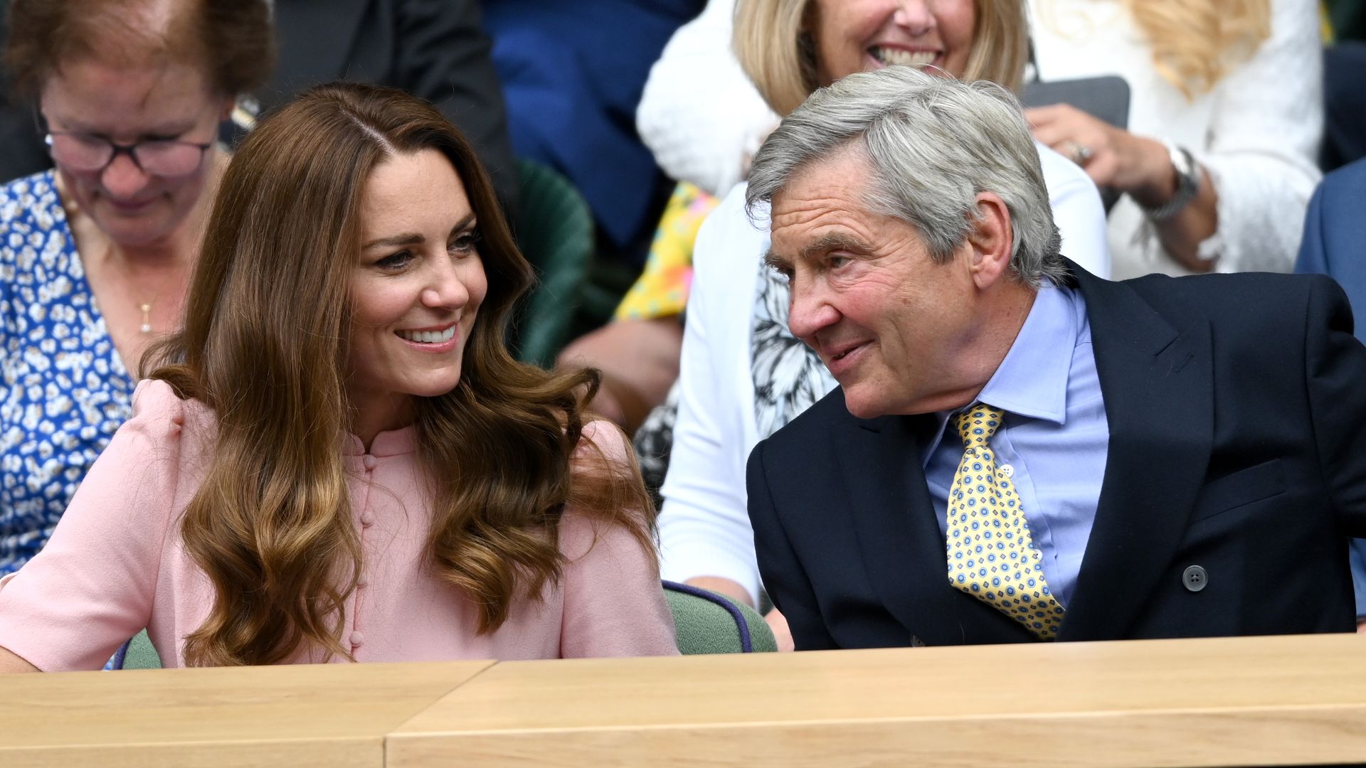 Kate and Michael Middleotn at Wimbledon 2021