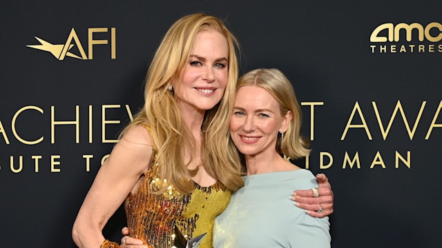 Nicole Kidman and Naomi Watts attend the 49th AFI Life Achievement Award: A Tribute To Nicole Kidman at Dolby Theatre on April 27, 2024 in Los Angeles, California