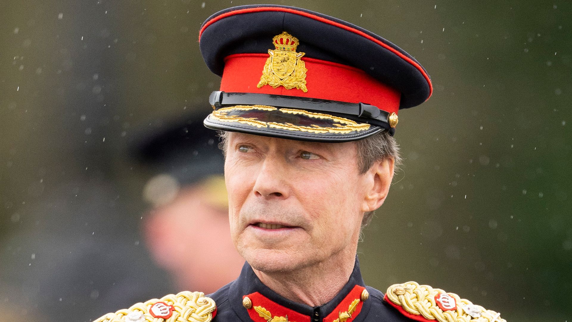 Grand Duke Henri of Luxembourg at the 200th Royal Military Academy Sandhurst's Sovereign's Parade 