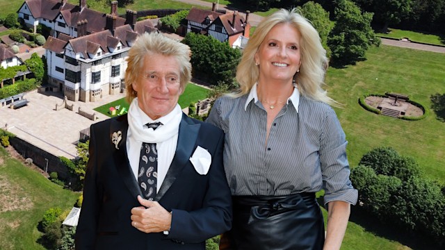 Sir Rod Stewart and Penny Lancaster 