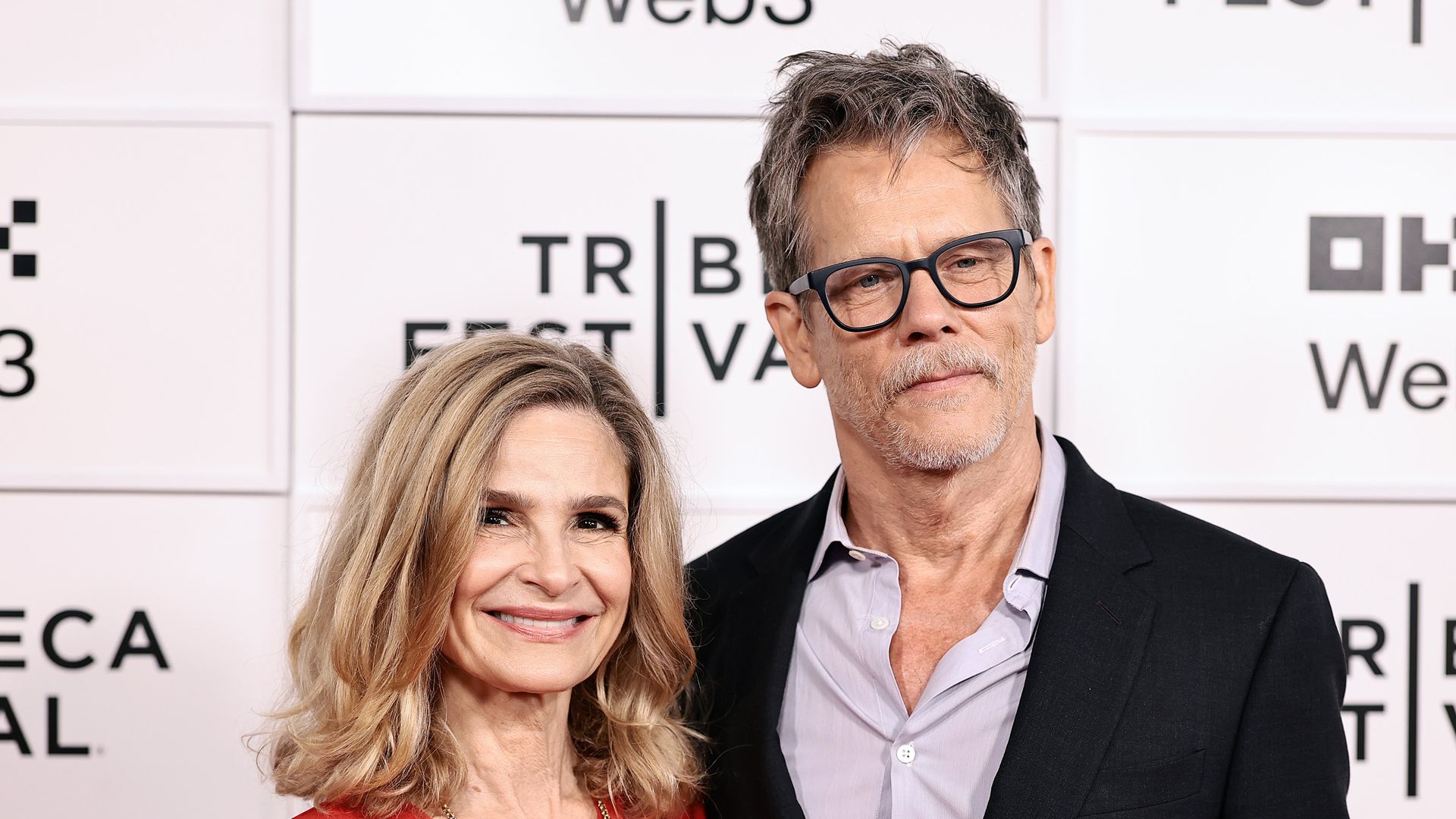Kyra Sedgwick and Kevin Bacon attend "The Best You Can" premiere during the 2025 Tribeca Festival at BMCC Theater on June 07, 2025 in New York City.