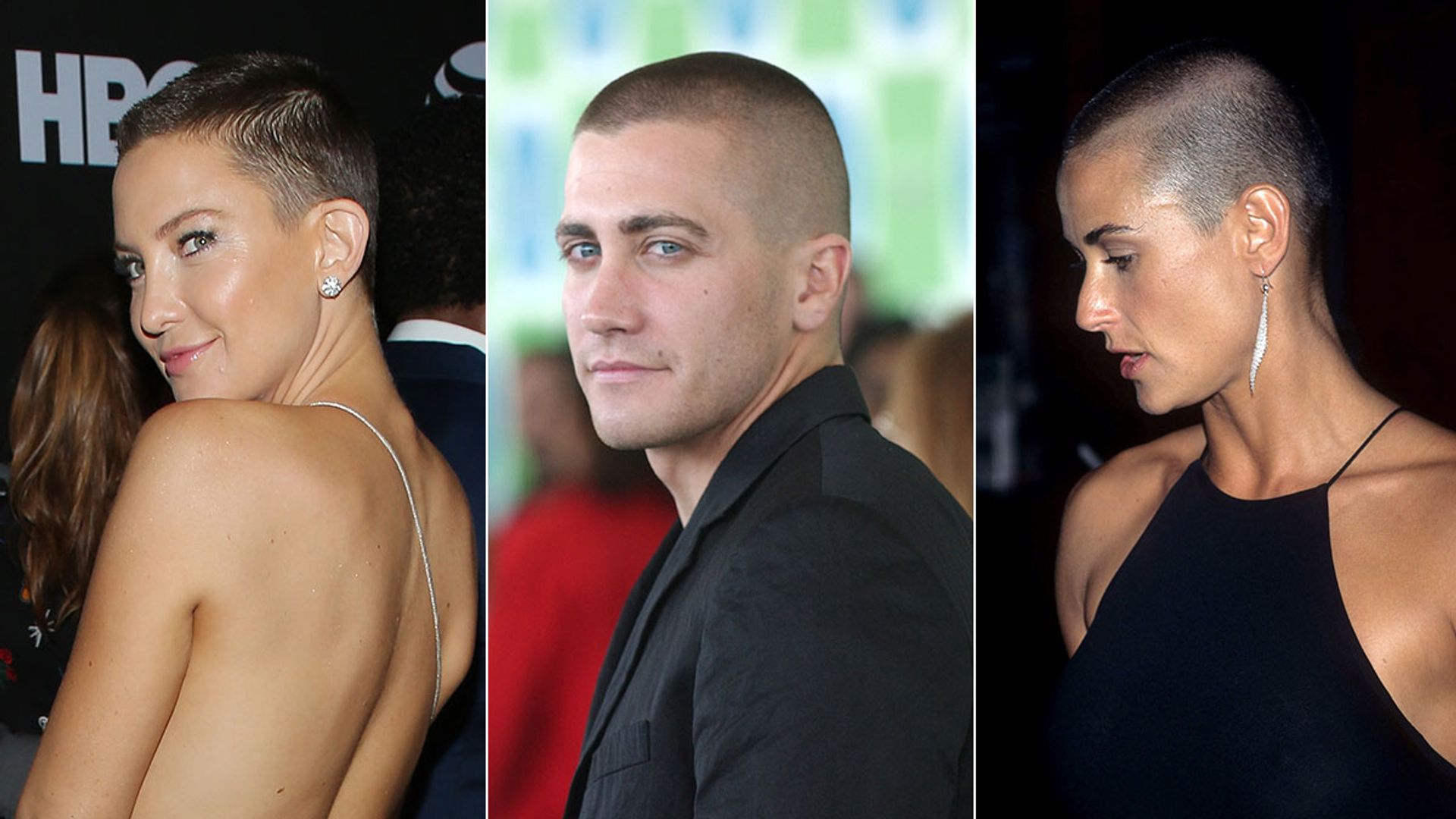 Bald transformations! Kate Hudson, Demi Moore & other actors who shaved their heads for a role