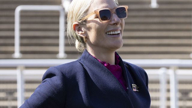 zara tindall laughing