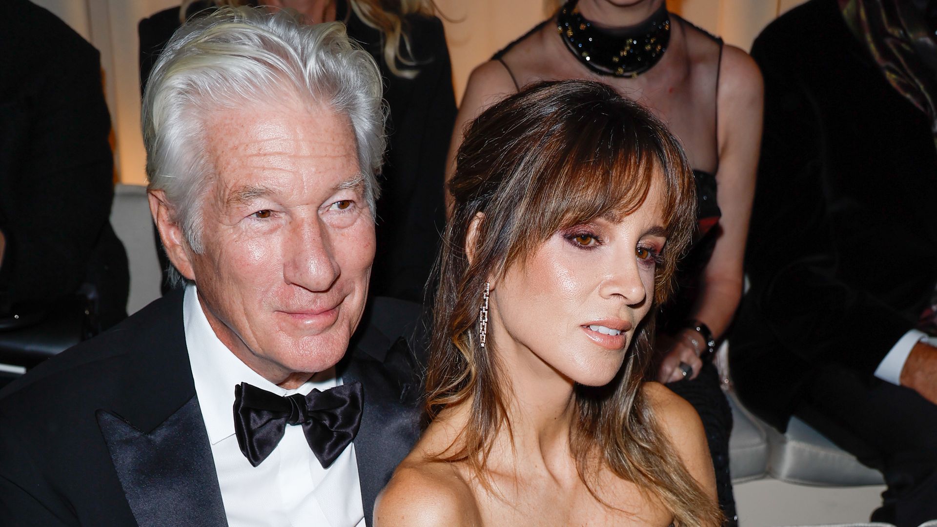 Richard Gere, Alejandra Gere at the Giorgio Armani fashion show as part of Spring/Summer 2026 Milan Fashion Week