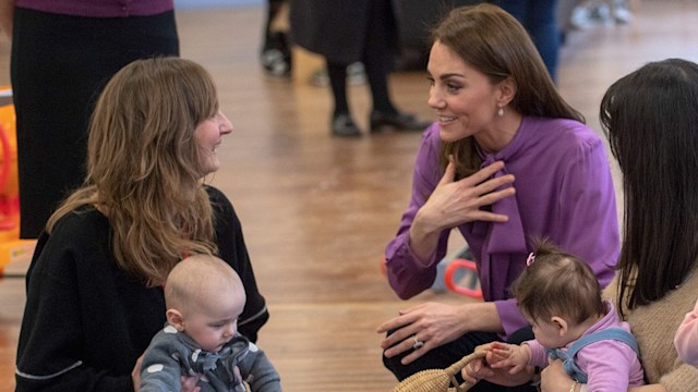 kate middleton with babies