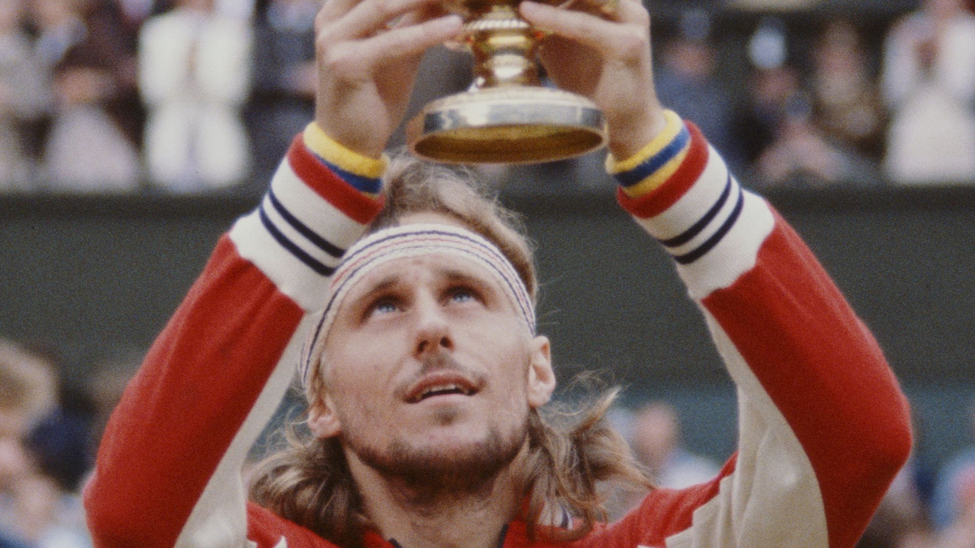 Bjorn Borg winning Wimbledon in 1978 