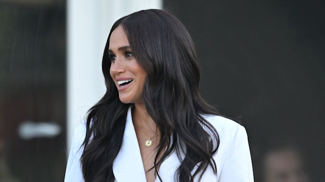 Meghan, Duchess of Sussex attends the Invictus Games Friends and Family reception at Zuiderpark on April 15, 2022 in The Hague, Netherlands. (Photo by Karwai Tang/WireImage)