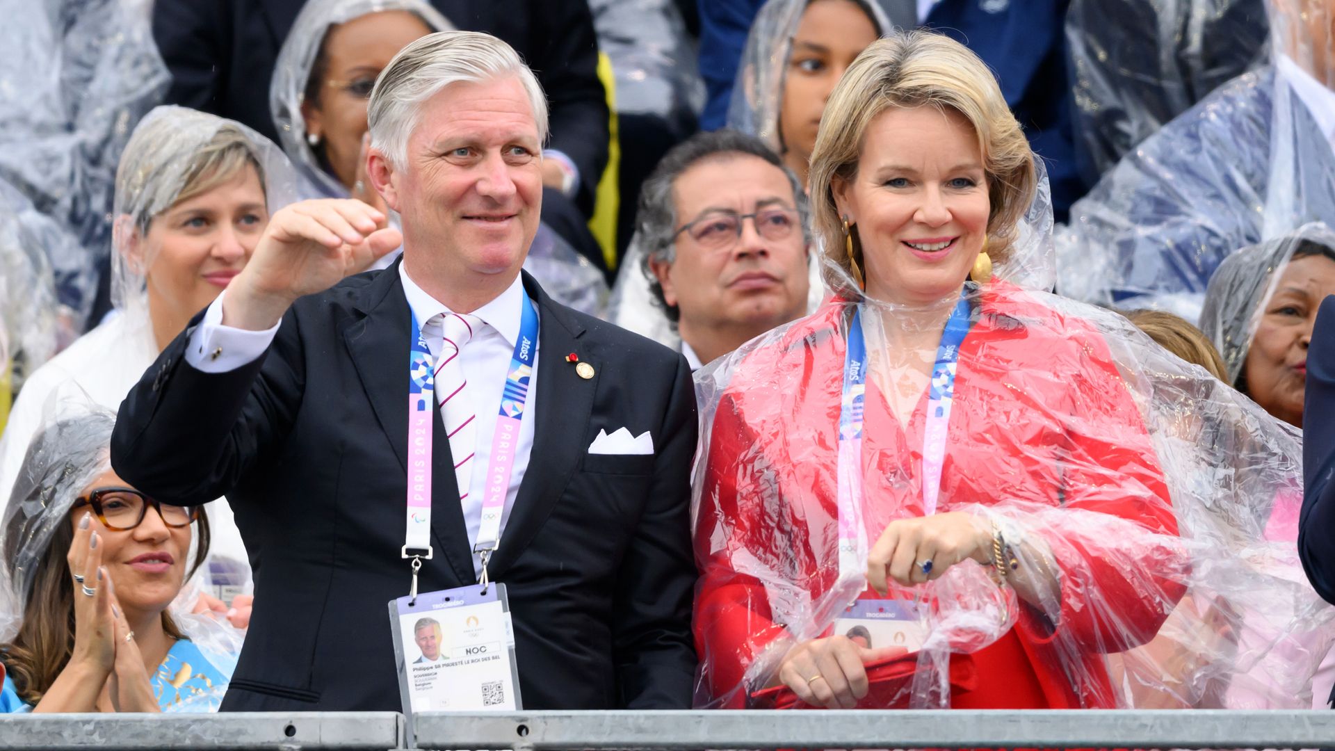 King Philippe and Queen Mathilde at the Opening Ceremony