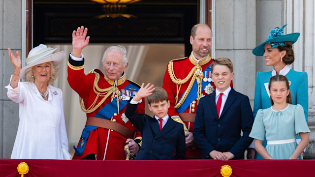The royals during Trooping The Colour 2025 