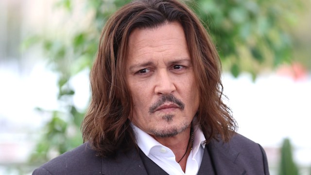 Johnny Depp attends the Jeanne du Barry photocall at Cannes film festival