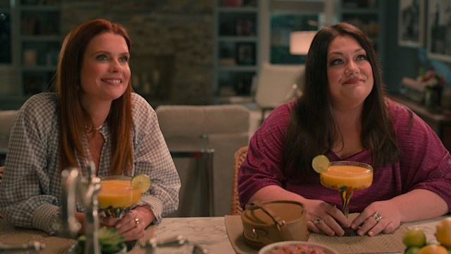 JoAnna Garcia Swisher as Maddie, Brooke Elliott as Dana Sue in  Sweet Magnolias