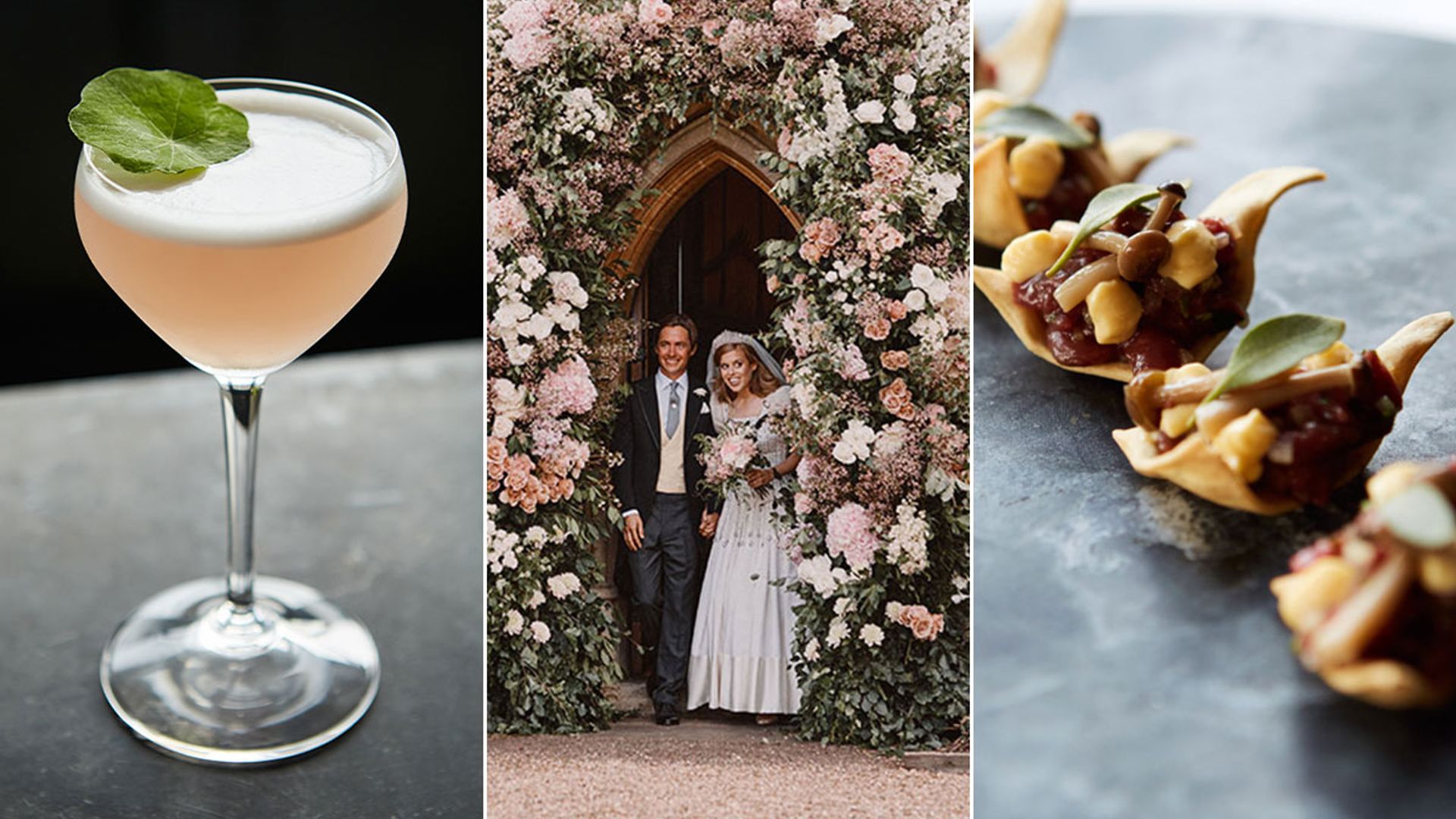 Princess Beatrice's luxury wedding breakfast revealed the caterer