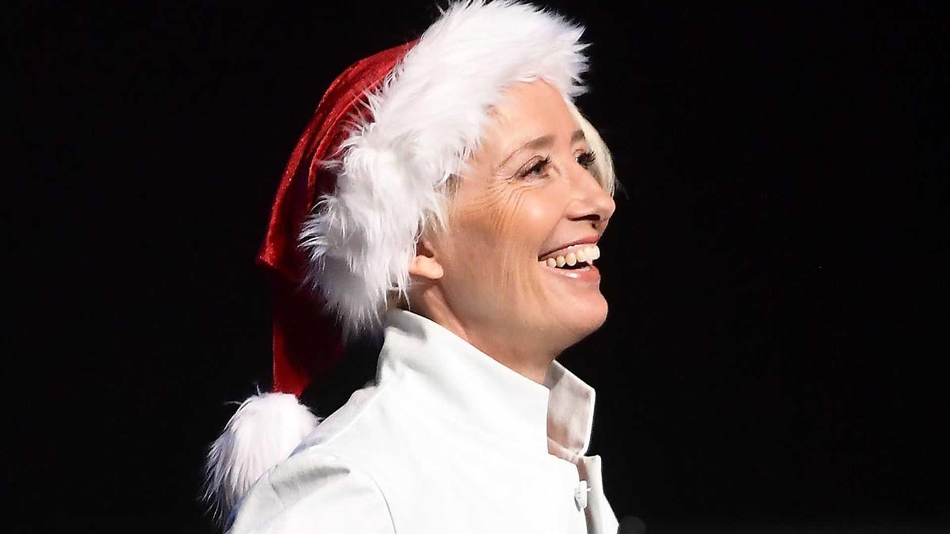 Emma Thompson starts yet another festive hair trend with a shocking new hair transformation