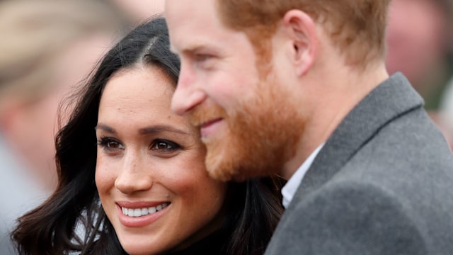 Meghan Markle and Prince Harry visit Edinburgh Castle on February 13, 2018