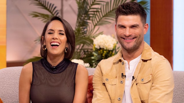 Janette Manrara and Aljaz Skorjanec on Lorraine TV show, London, UK - 22 Mar 2023