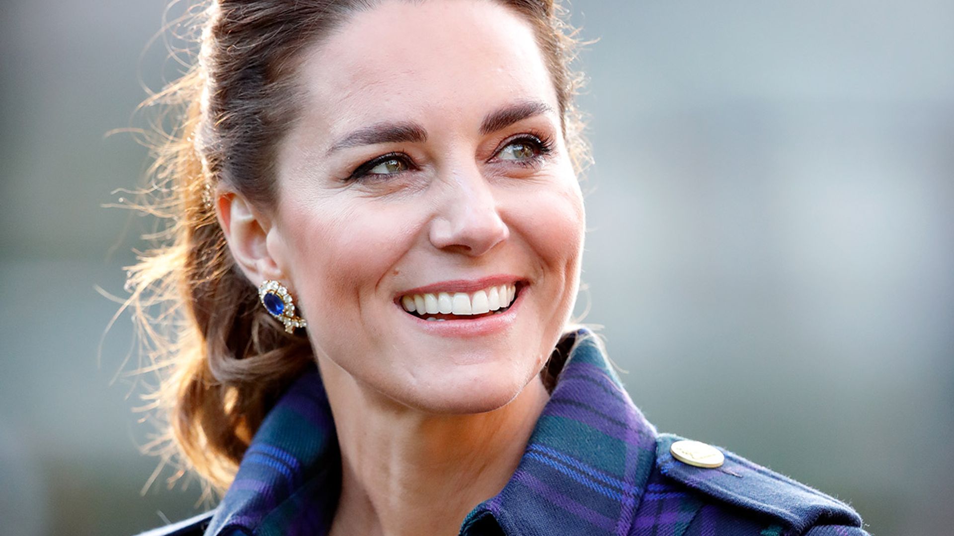 kate middleton check coat