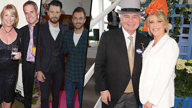 Fern Britton, Rylan Clark and Ruth Langsford with their ex partners