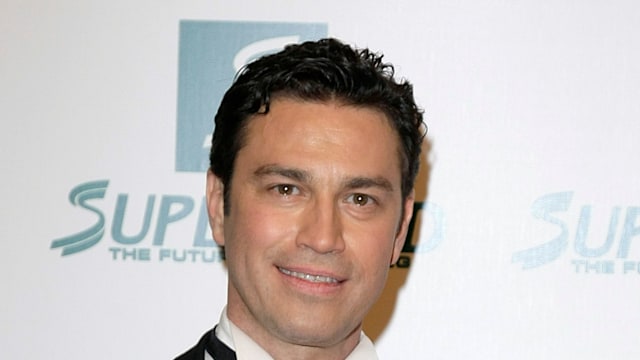 Greek singer Mario Frangoulis in a tuxedo 