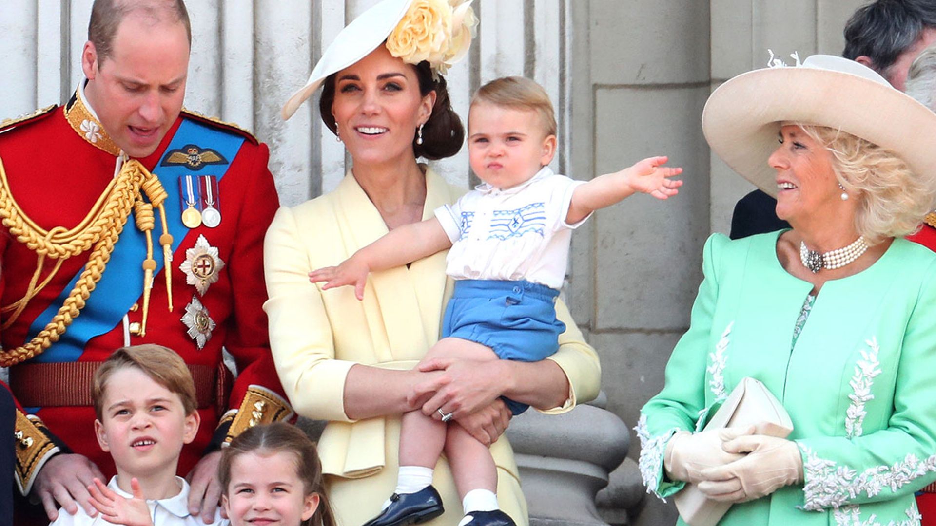 duchess of cornwall with grandchildren